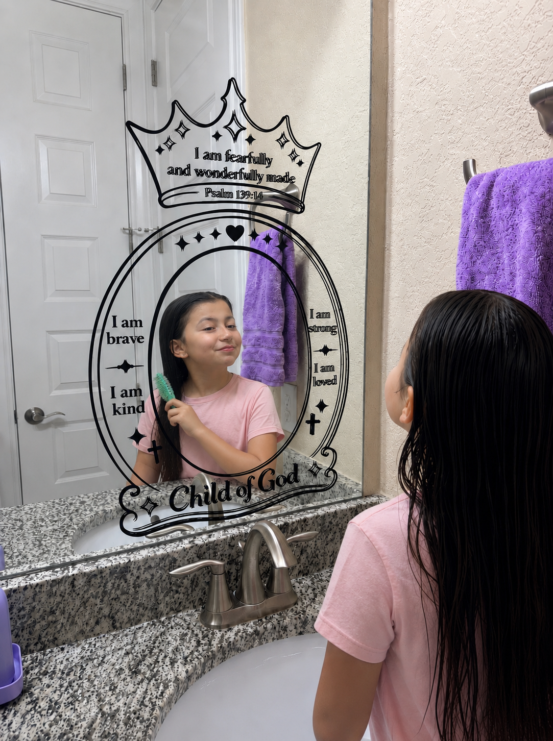 Crown Bible Verse Decals